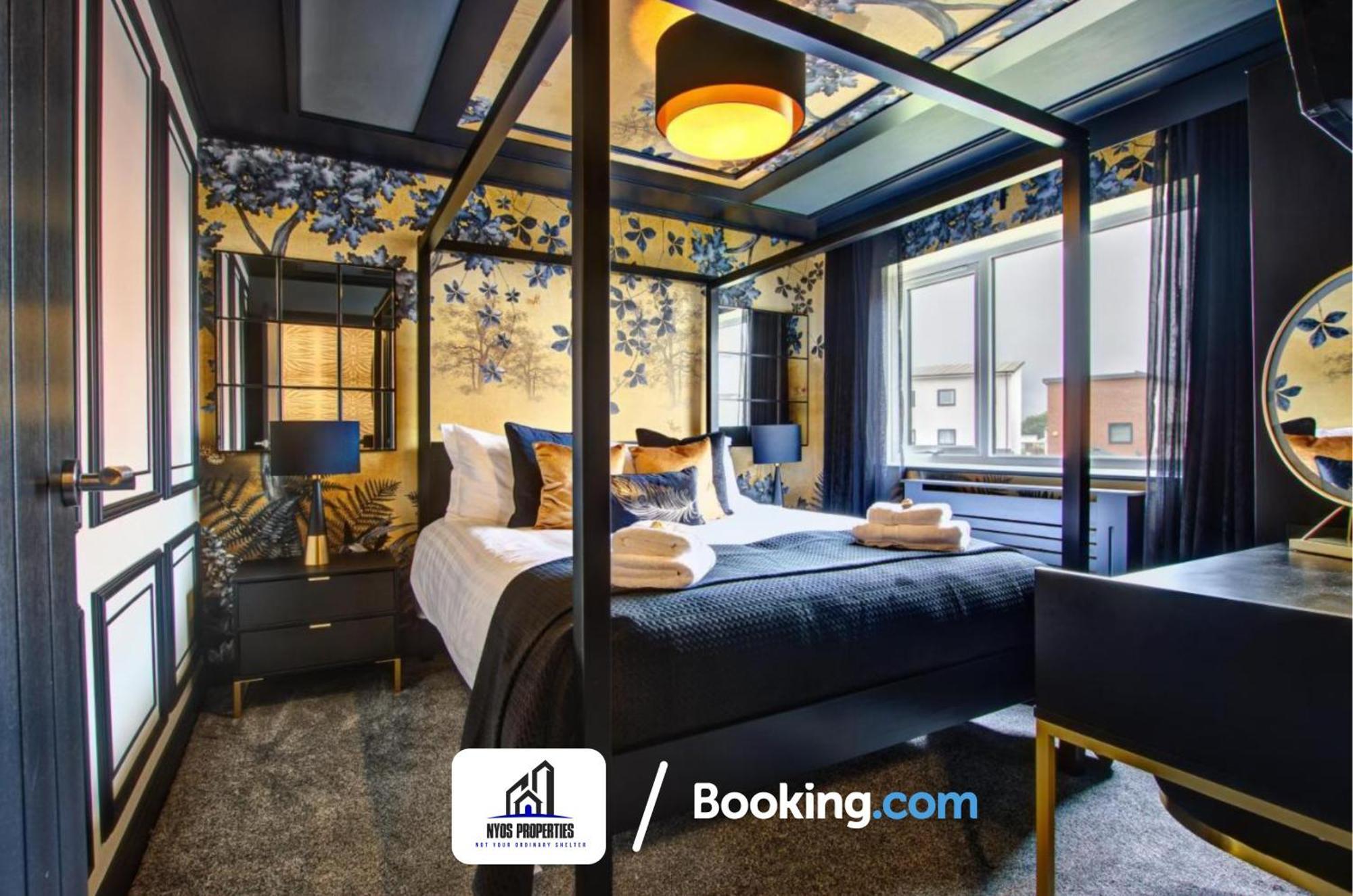 3 Bedroom Home By Nyos Properties Short Lets & Serviced Accommodation Manchester With Garden Ngoại thất bức ảnh